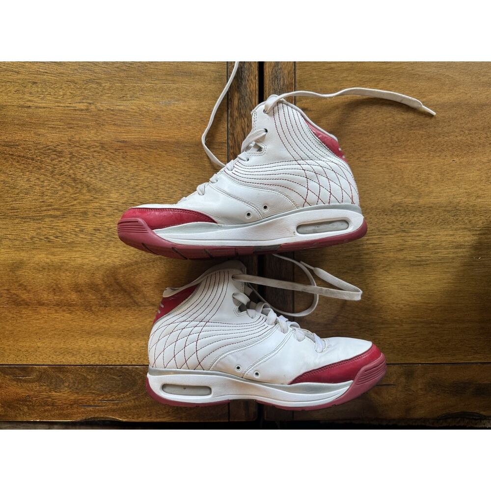 Vintage Y2K 2008 Nike Elite Basketball Shoes White Red Women’s 7.5 324831-103 - Picture 6 of 12